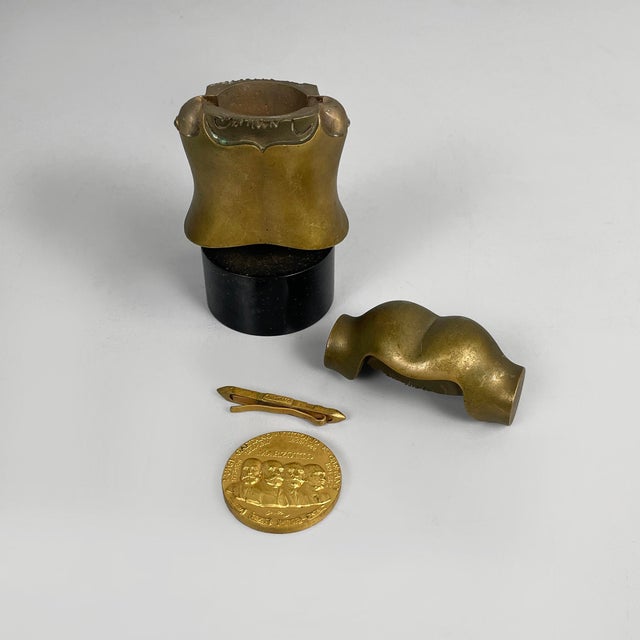 Spanish bronze sculpture Torso Marzotto by Miguel Berrocal, 1986 Bronze sculpture model Torso Marzotto, created for the...