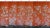 36"x108" Hand-Painted Silk Chinoiserie Wallpaper Panel in Orange Red on Sale For Sale - Image 4 of 7