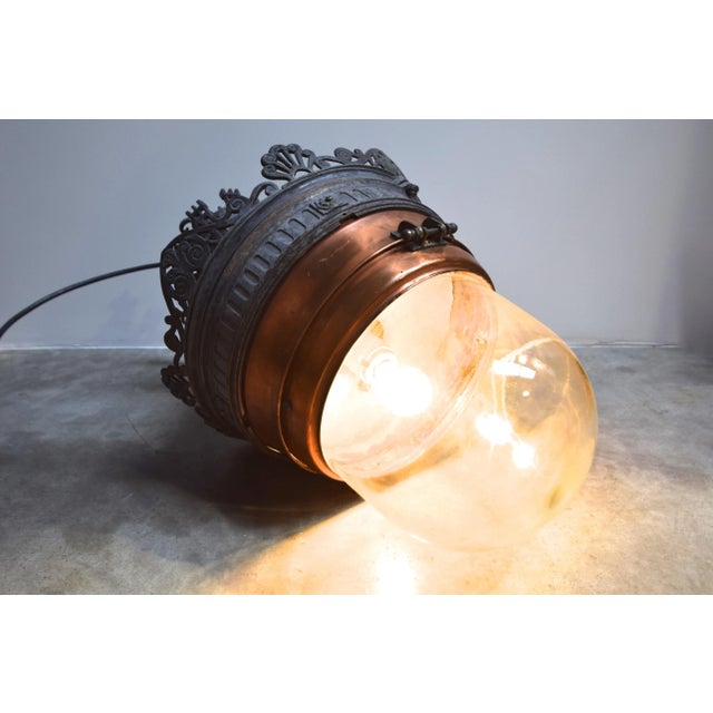 Copper Street Lamp, 1920s For Sale - Image 10 of 15