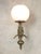 Italian Figural Brass Wall Lamp, Set of 2 For Sale - Image 3 of 15