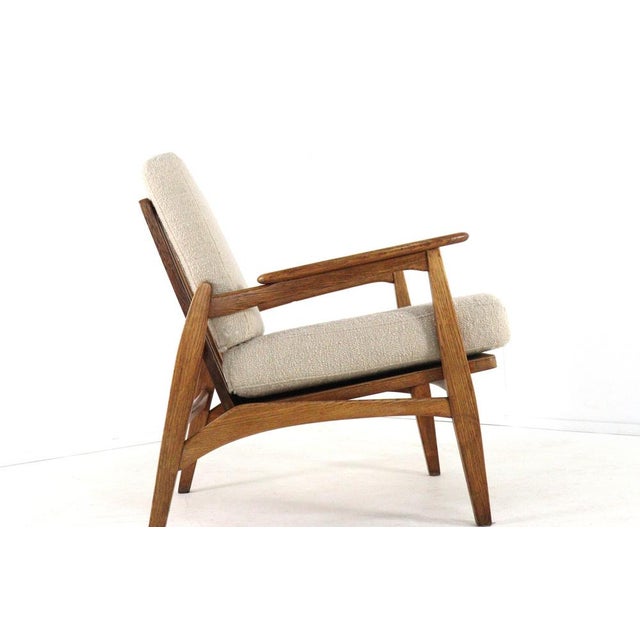 Bernhout Armchair in Wood & Upholstery For Sale - Image 4 of 9