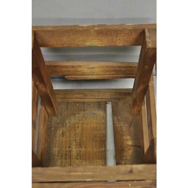 Vintage Great Bear Clear 5 Gallon Glass Carboy Jug in Wooden Crate - Pair For Sale - Image 12 of 16