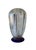 Abstract Livio Seguso, Seguso Murano Italian Art Glass Cobalt Gold Aventurine Footed Vase Sculpture For Sale - Image 3 of 18