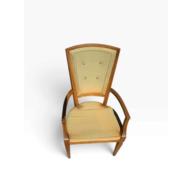 Vintage 1960s Baker Furniture Milling Road Dining Chairs — Set of 8 For Sale In Boston - Image 6 of 13