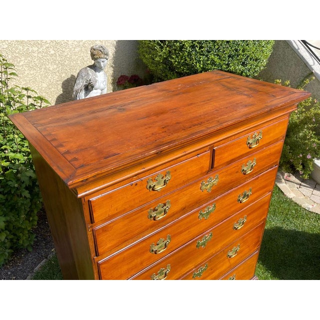 18th Century English Weekly Cabinet in Mahogany For Sale - Image 6 of 17