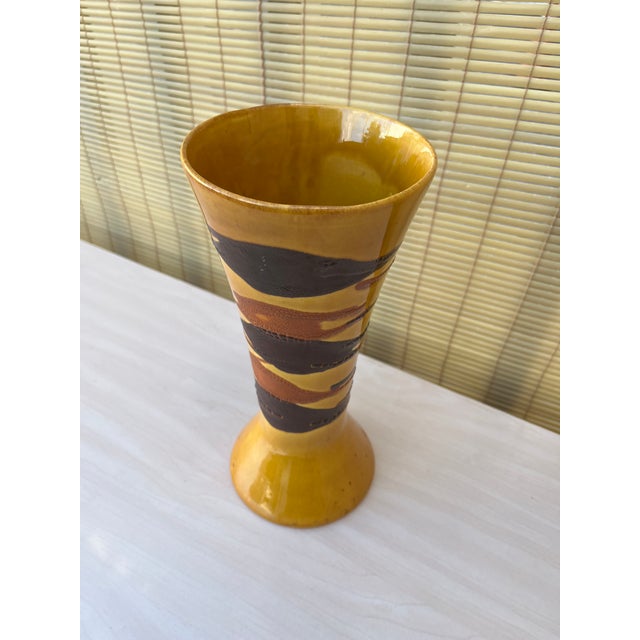 1960s Mid Century Modern Earth Wrap Ceramic Vase by Royal Haeger Pottery. Circa 1960s. For Sale - Image 5 of 11