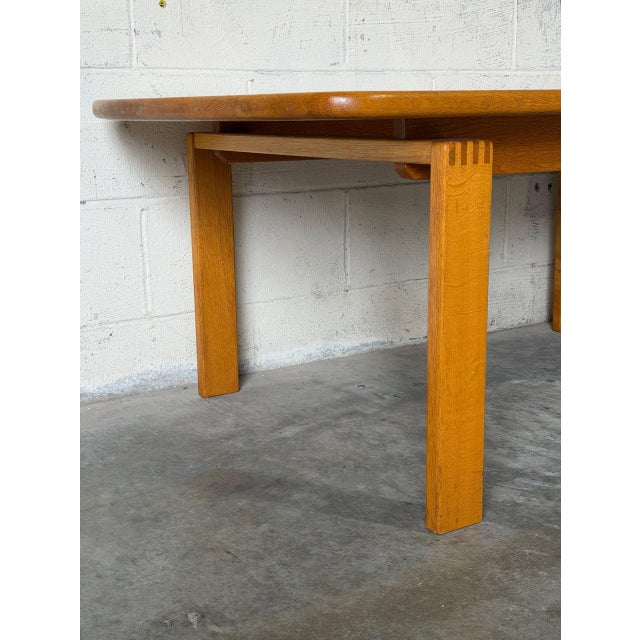 Oak Coffee Table Mid-Centuryl Modern Mid-Century Modern 1970s For Sale In Los Angeles - Image 6 of 11