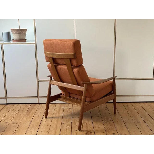 Wood Mid-Century Easy Chair by Arne Vodder for Cado, 1960s For Sale - Image 7 of 11