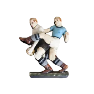 Ceramic Bas-Relief Depicting Soccer Players by Enrica Robecchi for Lenci, 1930s