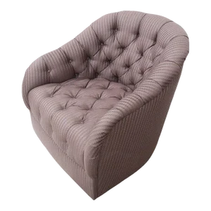1970s Ward Bennett Tufted Lounge Chair