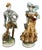 Vintage 20th Century Lady Knight Figures in Porcelain from Liani, Italy, Set of 2 For Sale