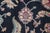 Karastan Ashara 100% Wool Agra Black Acanthus Palmette 549 Area Rug Carpet 6 X 9 For Sale - Image 9 of 14