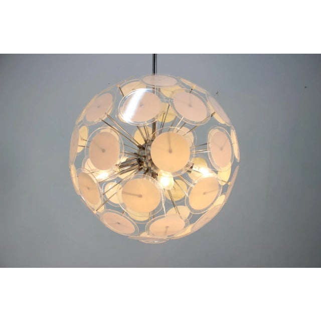Mid-Century Sputnik Atomic Chandelier, Italy, 1970s For Sale - Image 3 of 10