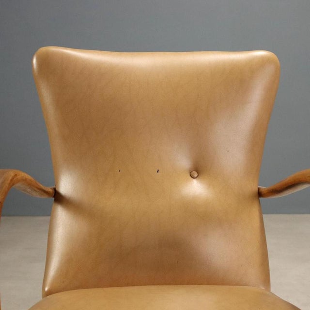 Wood Vintage Lounge Chair, 1950s For Sale - Image 7 of 10