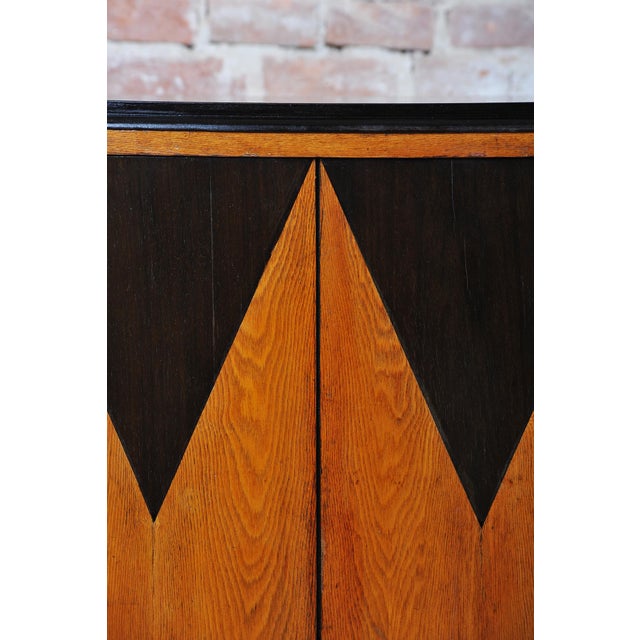 Art Deco Sideboard in Mahogany and Brass by J. Gočár for Pud, 1890s For Sale - Image 9 of 11