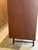 Vintage Danish Modern Teak Secretary Sideboard Cabinet With Drop Front Bar 1960s For Sale - Image 9 of 10