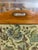 Wood Possibly Antique Arts & Crafts Oak Fire Screen With Hand-Stitched Floral Needlepoint, Likely Early 20th Century. For Sale - Image 7 of 10