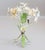 Green Vintage Italian Tole Floral Spray Flower Arrangement Bouquet Centerpiece For Sale - Image 8 of 8