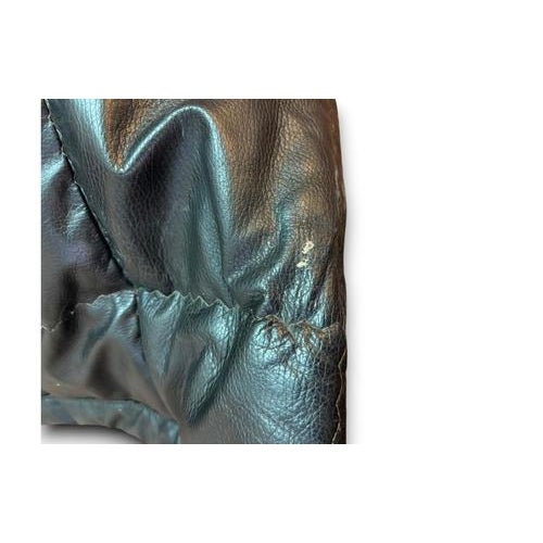 Vintage Coralba Sofa Bed in Black Leather and Light Fabric, 1970s For Sale - Image 4 of 9