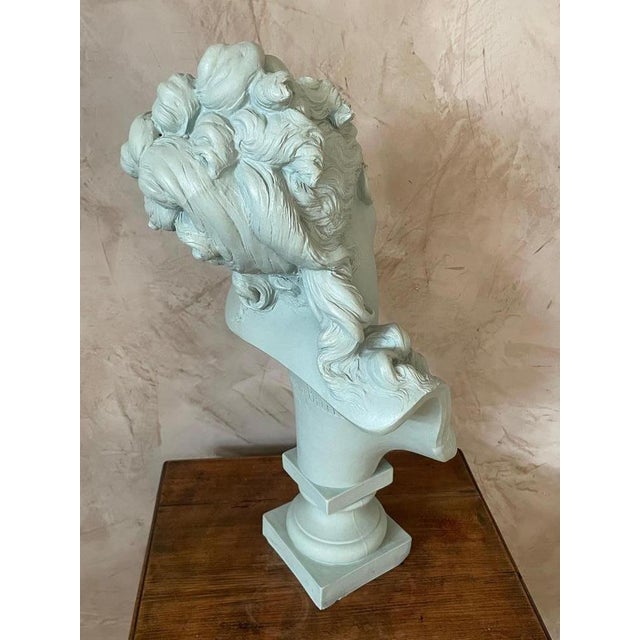 Antique Woman Bust in Terracotta, 1850s For Sale - Image 11 of 18