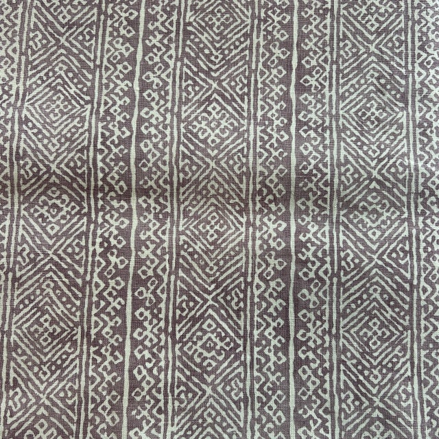 Namay Samay Resist Dyed Bodo Linen Fabric- 2 Yards