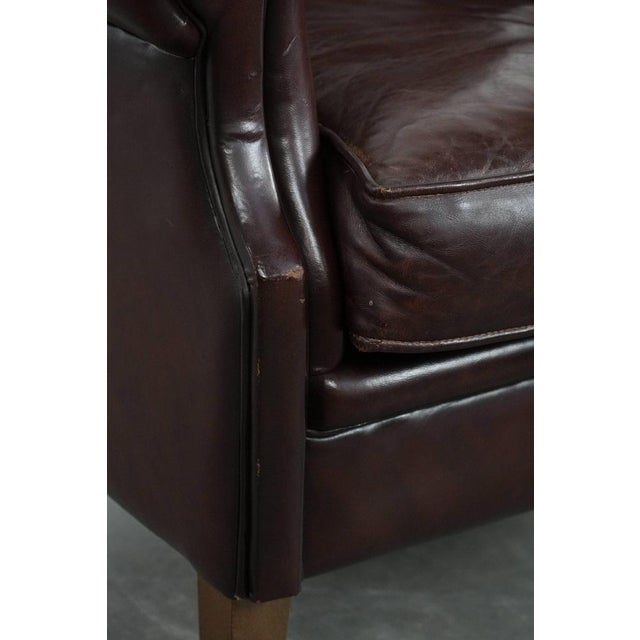 Club Chair in Sheepskin Leather For Sale - Image 13 of 16
