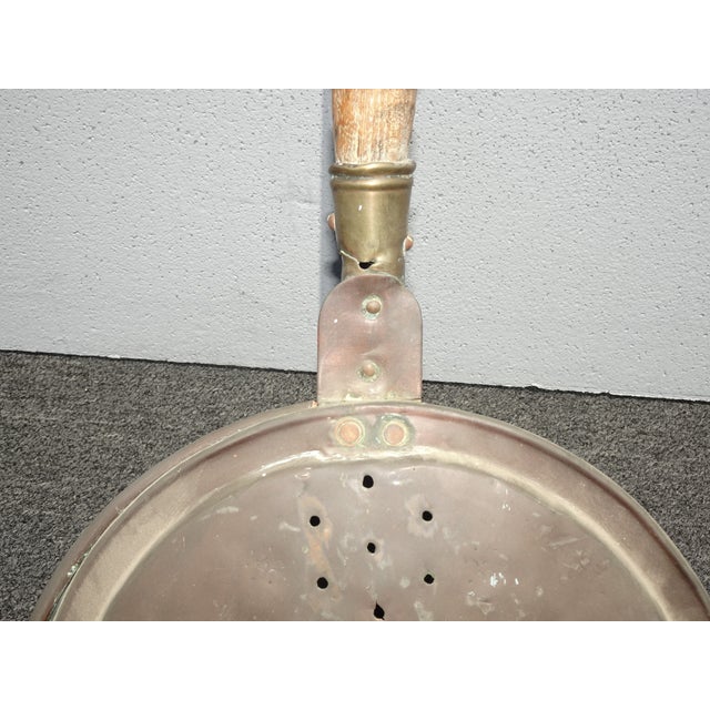 Brass Vintage French Country Brass Bed Warmer Wall Accent Decor 1of2 For Sale - Image 8 of 12