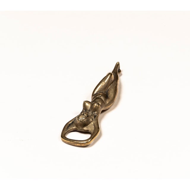 Gold Mid-Century Modern Brass Bottle Opener, 1970s For Sale - Image 8 of 18