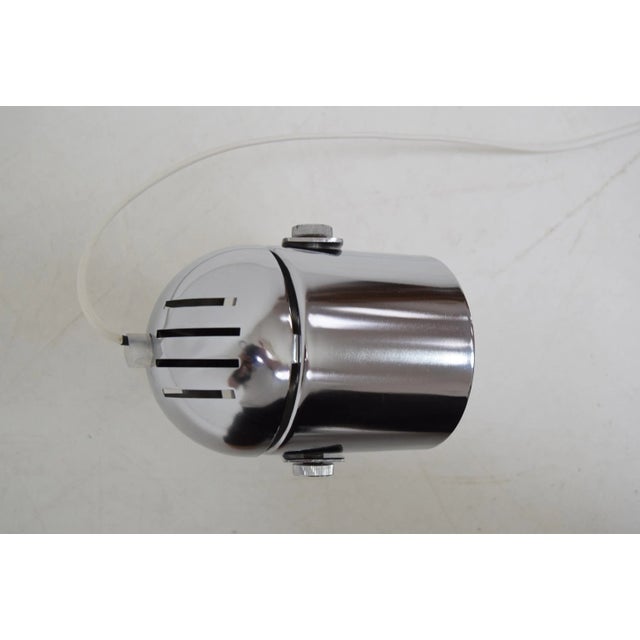 Gold Mid-Century Chrome Wall Lamp by Stanislav Indra for Combi Lux, 1970s For Sale - Image 8 of 11