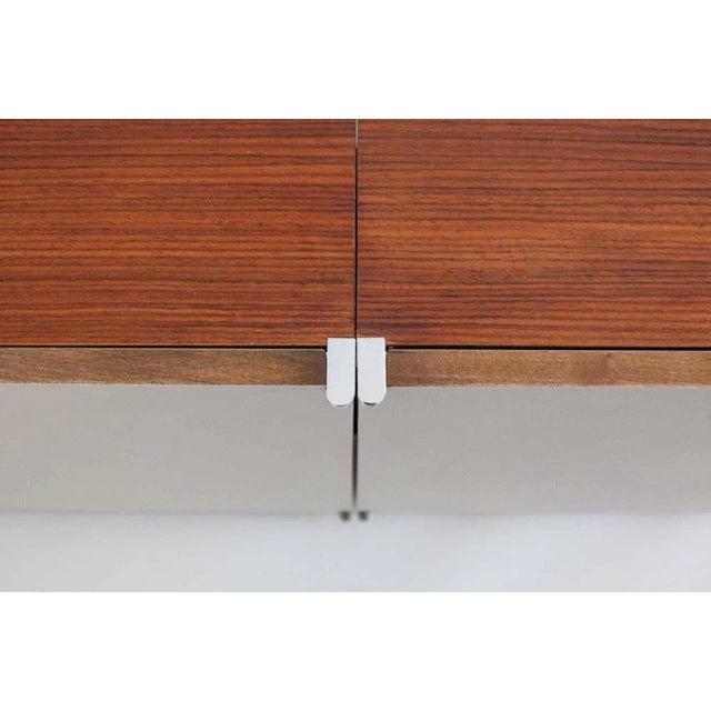 1950s Rosewood Wall Mounted Sideboard by Philippon & Lecoq for Bofinger, Set of 2 For Sale - Image 5 of 9