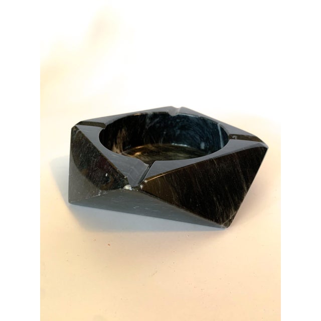 Vintage Black Marble Catchall Ashtray For Sale In Dallas - Image 6 of 9