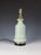 Late 19th Century Victorian French Celadon Glazed Ceramic Oil Lamp, 1890 For Sale - Image 5 of 10