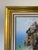 Vintage "Vico Equense" Italy Mediterranean Impressionist Oil Painting on Canvas - Framed For Sale - Image 9 of 15
