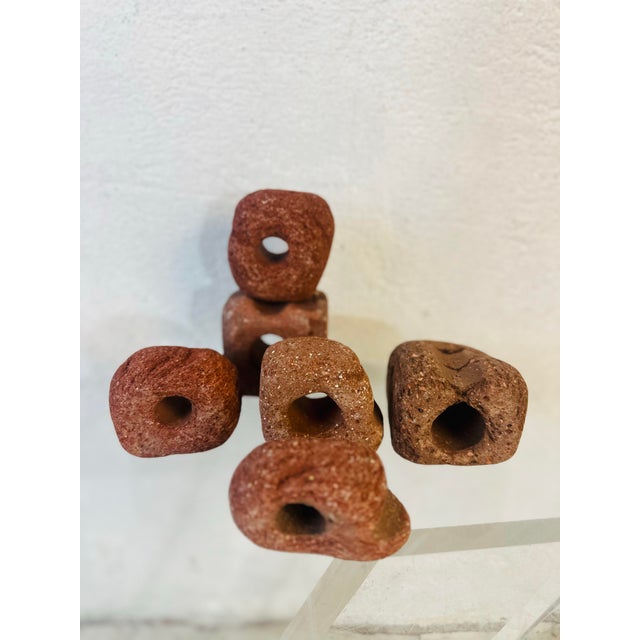 1900 - 1909 Antique Brick Fragment Sculpture For Sale - Image 5 of 8