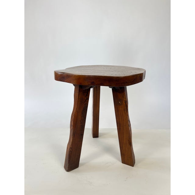 Mid-Century Brutalist Rustic Primitive Side Table from Wanderwood, England, 1950s For Sale - Image 6 of 13