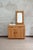 Small Fluted Bamboo Sideboard and Mirror, 1970s, Set of 2 For Sale - Image 12 of 12