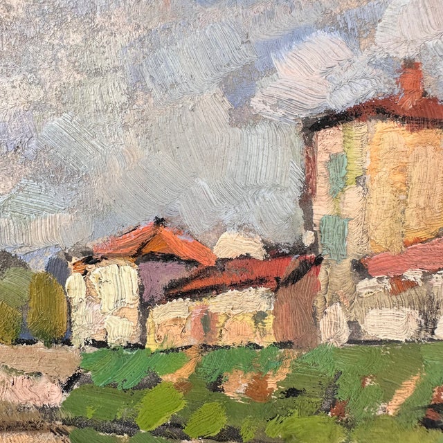 Marcel Gilly, Cityscape, 1949, Oil on Board For Sale - Image 12 of 18