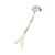 1990s Mariposa Brillante Hand Hammered Whale Tail Serving Ladle m.m. Evolução For Sale - Image 9 of 11