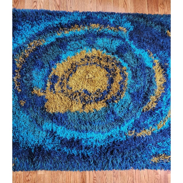 Ege Rya Ege Tæpper Sun Burst Rya Rug For Sale - Image 4 of 9