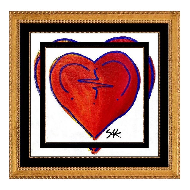 Pop Art Heart, Steve Kaufman For Sale
