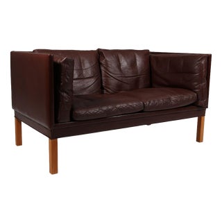 2-Seater Sofa attributed to Illum Wikkelsoe for Holger Christensen, 1960s For Sale
