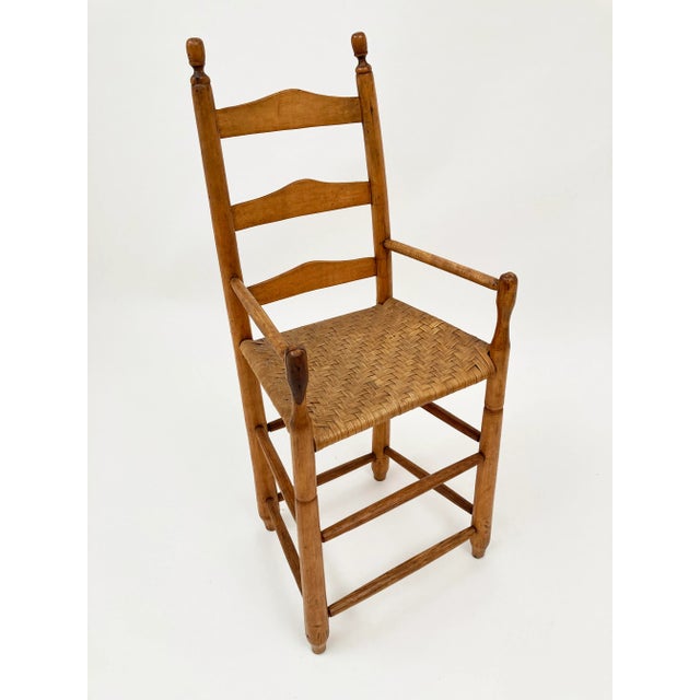 Farmhouse 18th Century Kentucky Hard Rock Maple Chair For Sale - Image 3 of 12