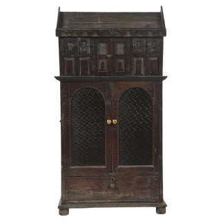 Indian Storage Cabinet, 1940s For Sale