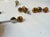 Vintage Swedish Green and Amber Glass Knobs, 1960s, Set of 10 For Sale - Image 6 of 11