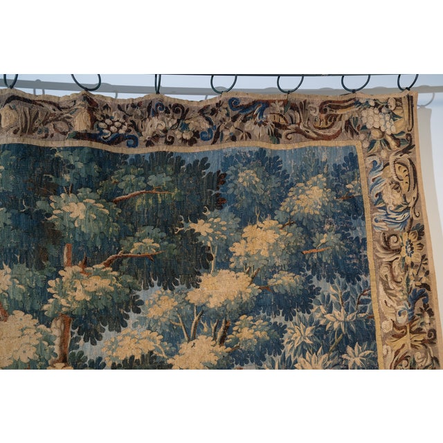 Verdure Tapestry, 18th Century For Sale - Image 9 of 18