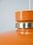 1960s Scandinavian Pendant Lamp in Orange Plastic, 1960s For Sale - Image 5 of 9