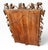 Black Forest Hand Carved Walnut Mirror Vines Leaves Berrys For Sale - Image 9 of 17