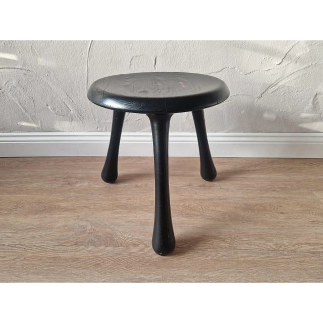 Modern Vip Collection Three-Legged Stool by Ingvar Kamprad for Habitat, 2004 For Sale - Image 3 of 6