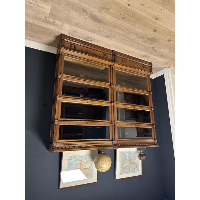 Stackable Display Bookcase from Globe Wernicke, 1890s, Set of 12 For Sale - Image 14 of 16