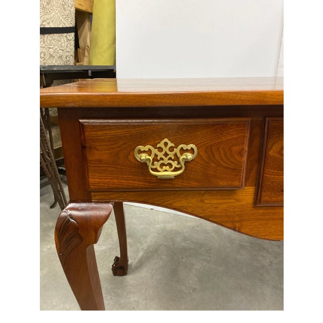 Antique Hand Carved Chippendale Style Lowboy, Circa 1820 For Sale In Philadelphia - Image 6 of 13